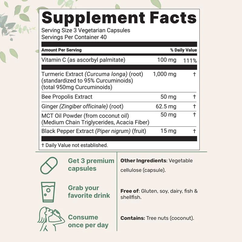 Turmeric Advanced - 95% Curcuminoids (Copy) - Image 6